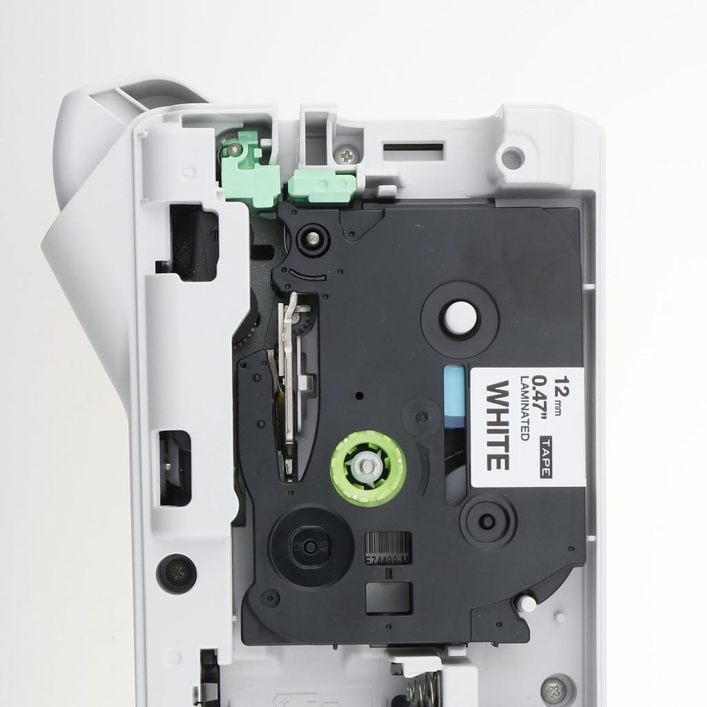 White Black Letters 12mm Tape TZe-231 TZe 231 Set of 5 for Cube PT Label Writer Laminated Tze Tape Length 8m, Compatible with Brother P-Touch