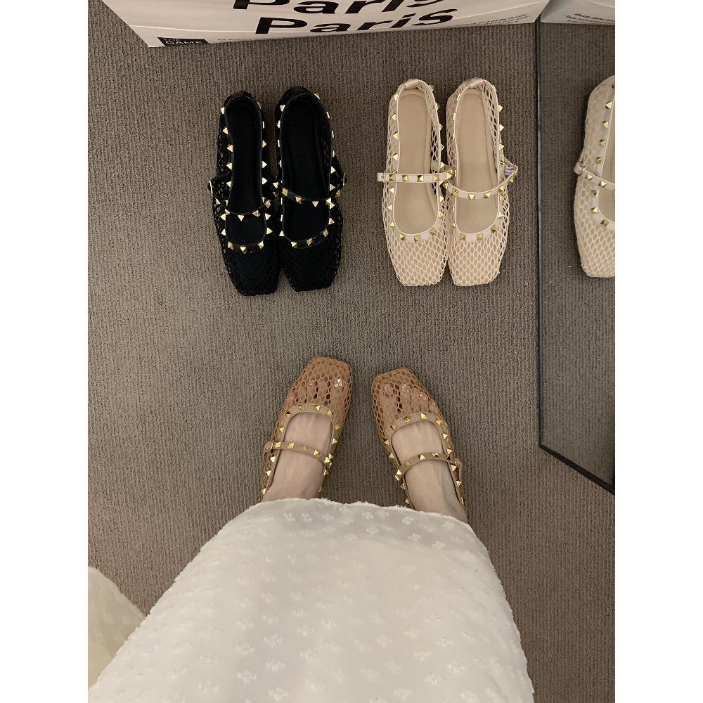 XINZHOU Temperament Gentle Design Sense Commuting Single Shoes Women's Shoes 2025 Chinese New Year with Skirt Evening Grandma Shoes