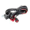 A16P-Motorcycle 300W LED Light Bar Wire Harness 12V 40A Light Bar Wire Harness Waterproof On/Off Switch Round Switch