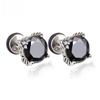 1Pair Vintage Star Gift for Women Stainless Steel Long Hanging Dangle Drop Piercing Earrings for Male Trendy Jewelry Y2k Decora