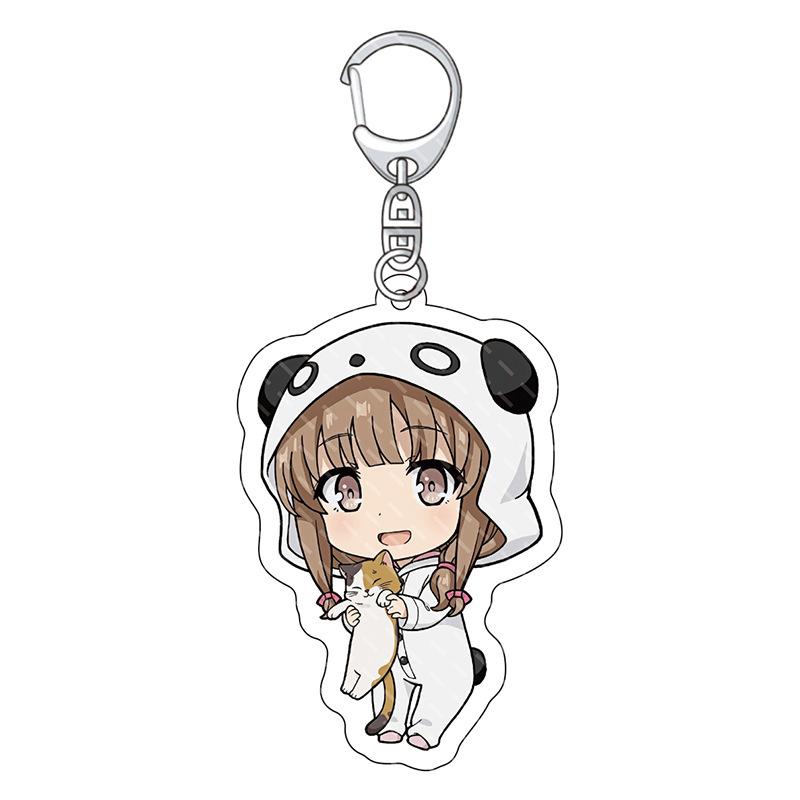 Horké Anime Rascal Does Not Dream of Bunny Girl Senpai Sakurajima Mai Cosplay Akrylové Klíčenky Doplňky Dárky pro Fanoušky