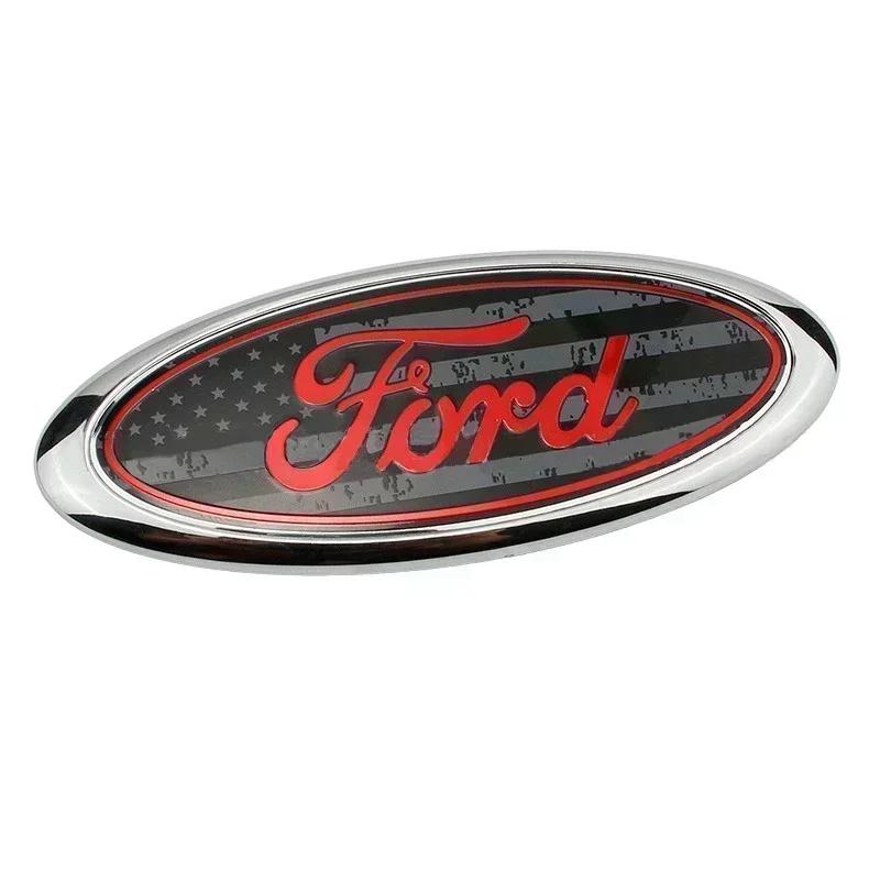 For Ford Fiesta Ranger Focus Explorer Fusion F150 F250 Escape Bronco Mondeo Transit ABS Car Body Trunk Hood Badge Decals Sticker