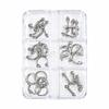 6/12 Grids Nail Art Rivets Kit Metal Nail Art Studs New Piercing Rivets Nail Charms  Gothic