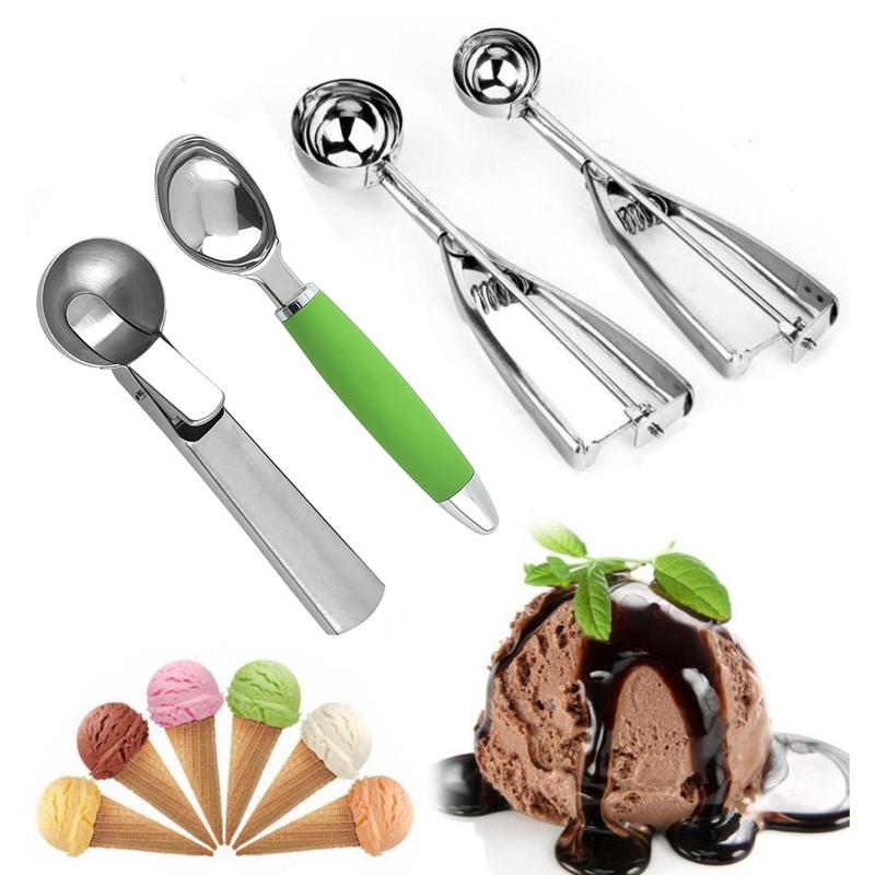 Multi-style Stainless Steel Ice Cream Scoop Ball Digger Handmade Ice Cube Mold Easy Demoulding Kitchen Accessories ice tray mold 6