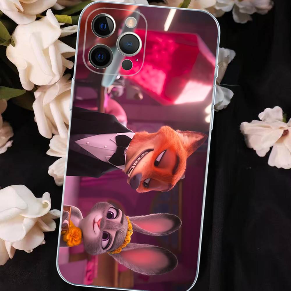 Z-ZootopiaS 2 1 Movie Phone Case For IPhone 17 16 15 Plus 14 13 Mini 12 11 Pro Max Soft Shell Cover