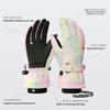 GOLOVEJOY DRST39 1 Pair Winter Ski Gloves for 4-7 Years Kids Waterproof Windproof Snow Mittens Size S