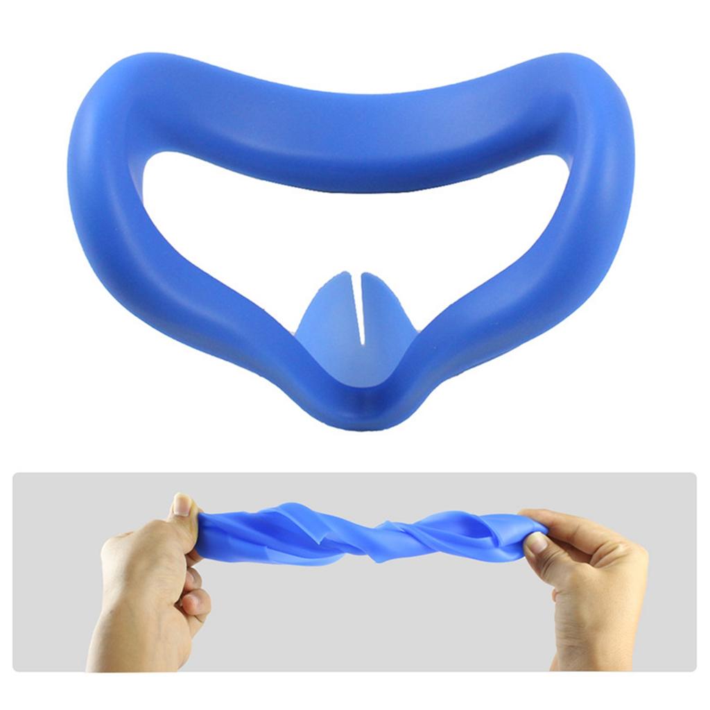 Silicone Eye Pad Compatible for Oculus Quest 2 VR Sweatproof Lightproof Silicone Cover Eye Pad