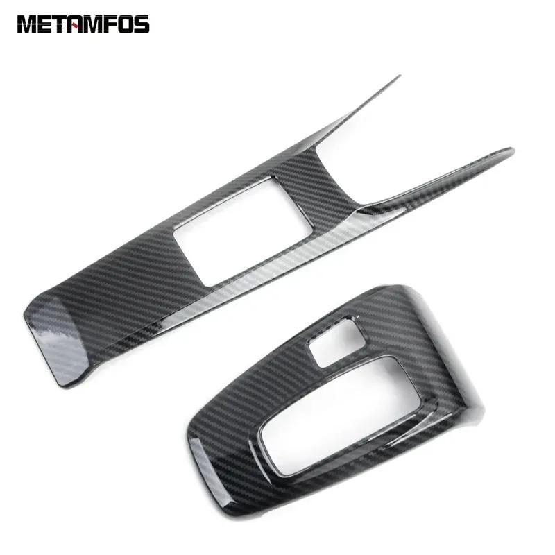 Center Console Gear Shift Box Panel Cover Trim Frame For Hyundai Sonata     Carbon Fiber Accessories Car Styling