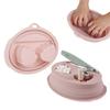 Professional Manicure Hand Soak Basin Silicone Ergonomic Design For Nail Salon Use Waterproof Sturdy Simple Maintenance