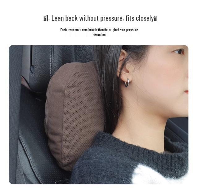 Mercedes S-Class Perforated Headrest & Lumbar Support Pillows - Comfortable, Breathable Pair