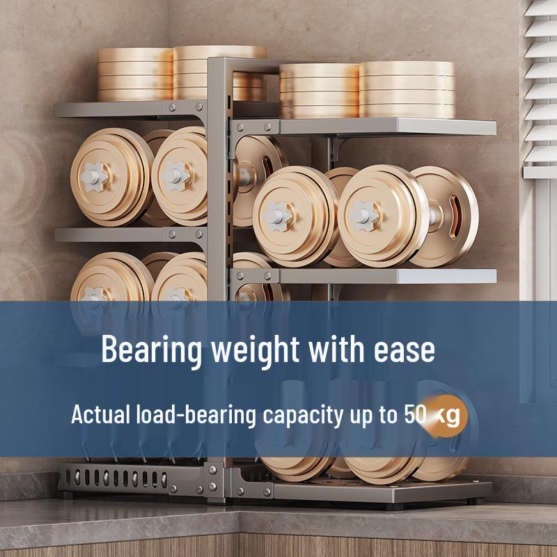 Vícevrstvý organizér na hrnce pod dřez pro skříňku, úložný prostor na nádobí