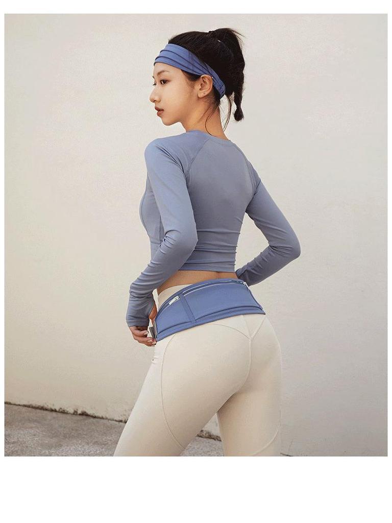 Women's Slim Multi-Pocket Running Pouch with Phone and Water Bottle Holder