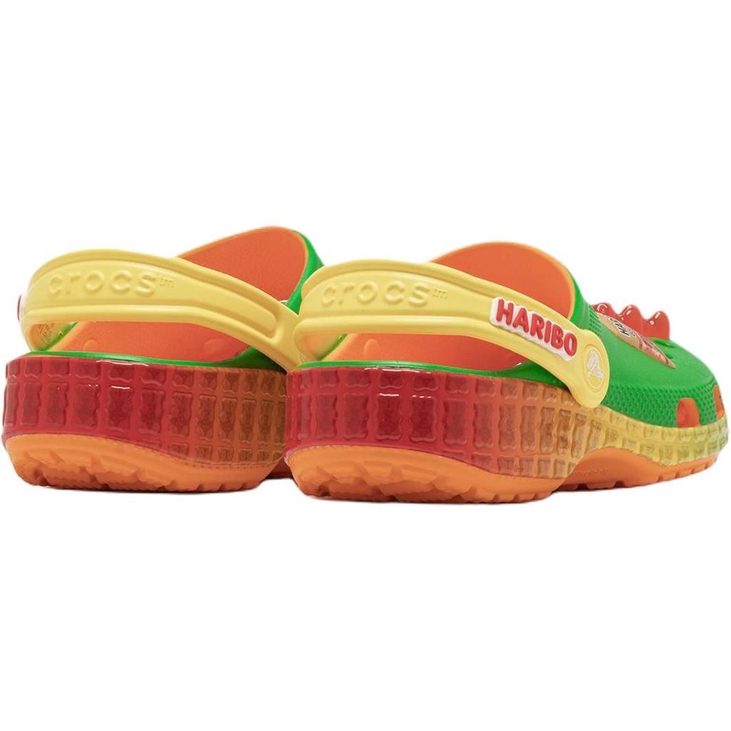 Crocs Classic Clog K Mlt Anti Slip Wear Resistant Low Top Children's Sandals Green Kids'