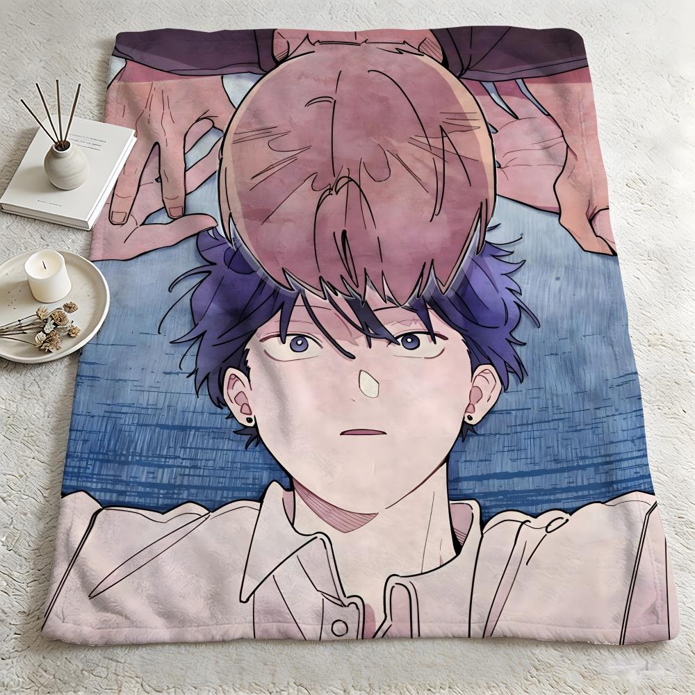 anime O-One Room TA-A Throw Warm Soft Flannel Blanket, Multi-use for Sofa Bed Camping Travel Nap