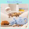 Teapot Cup Coffee Baguette Cinnamon Roll Baguette Plush Toys Short Kids Fabric