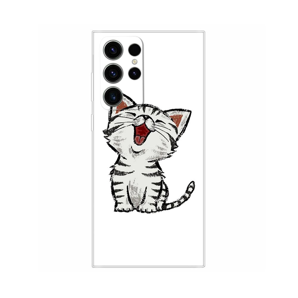 For Samsung S24 Ultra 5G Case S24 Plus Soft TPU Clear Silicone Phone Cases for Samsung Galaxy S24 Ultra S24+ Back Cover Bumper