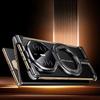 Eary Metal Frameless Phone Case for Huawei Mate XT with 360 Rotate Stand Magnetic Ultra-Thin Protective Cover Shockproof Shells