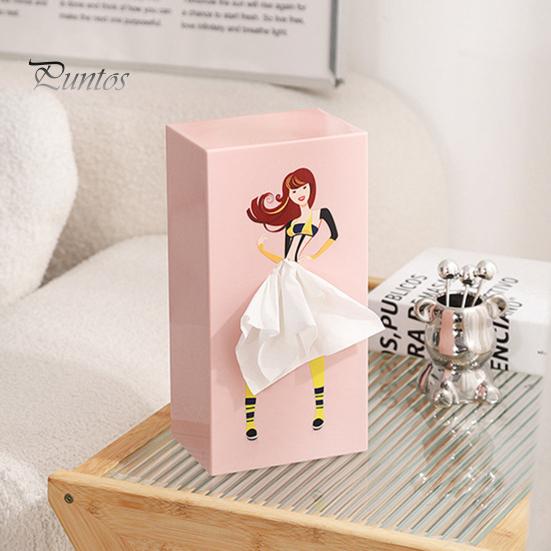 Face Towel Container Storage Box Large Capacity Dustproof Desktop/Wall-Mounted Tissue Storage Bin Paper Dispenser Decoration