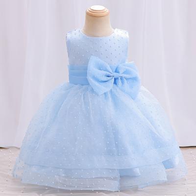 Mädchen Prinzessinnenkleid 1-6 Jahre – Funkelndes Tutu Ballkleid mit Schleife für Geburtstagsparty Fotografie