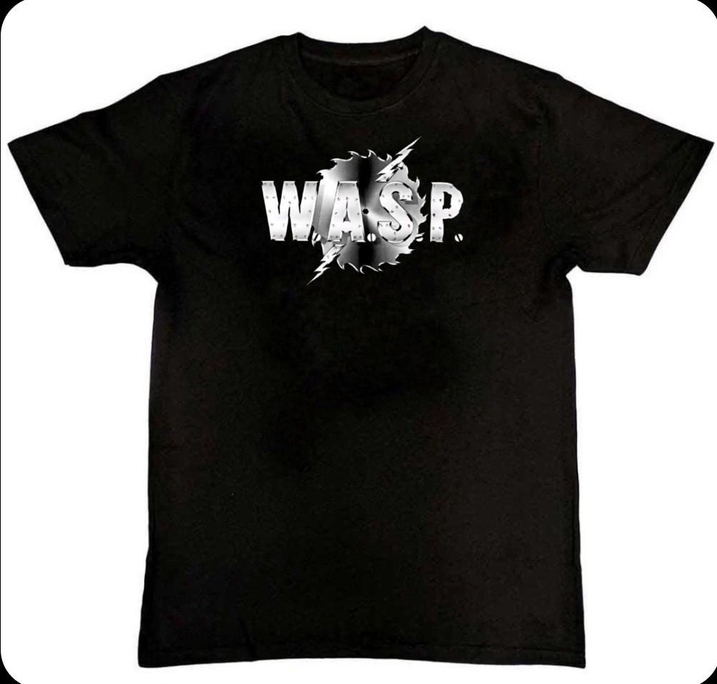 WASP Rock Band Concert Graphic Print Mens T-Shirt M