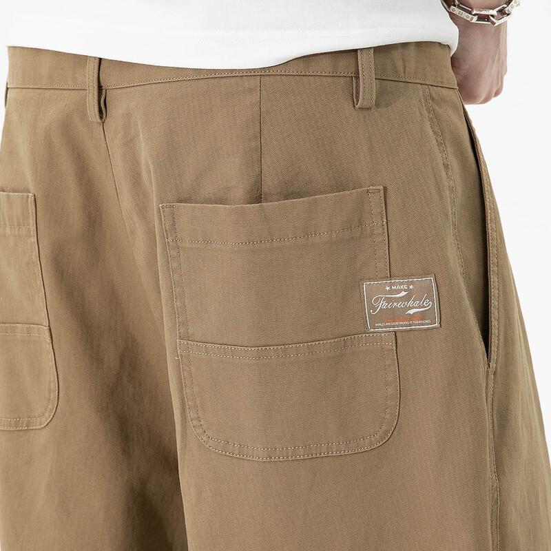 Mark Fairwhale Men's Straight-Leg Solid Casual Pants