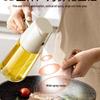 Dual-Use Glass Oil & Vinegar Sprayer: Mist & Pour Dispenser for Kitchen Use