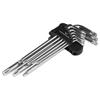 Set of TORX KEYS Long Allen Keys 9 Pcs > T10 - T50mm < Vorstahl