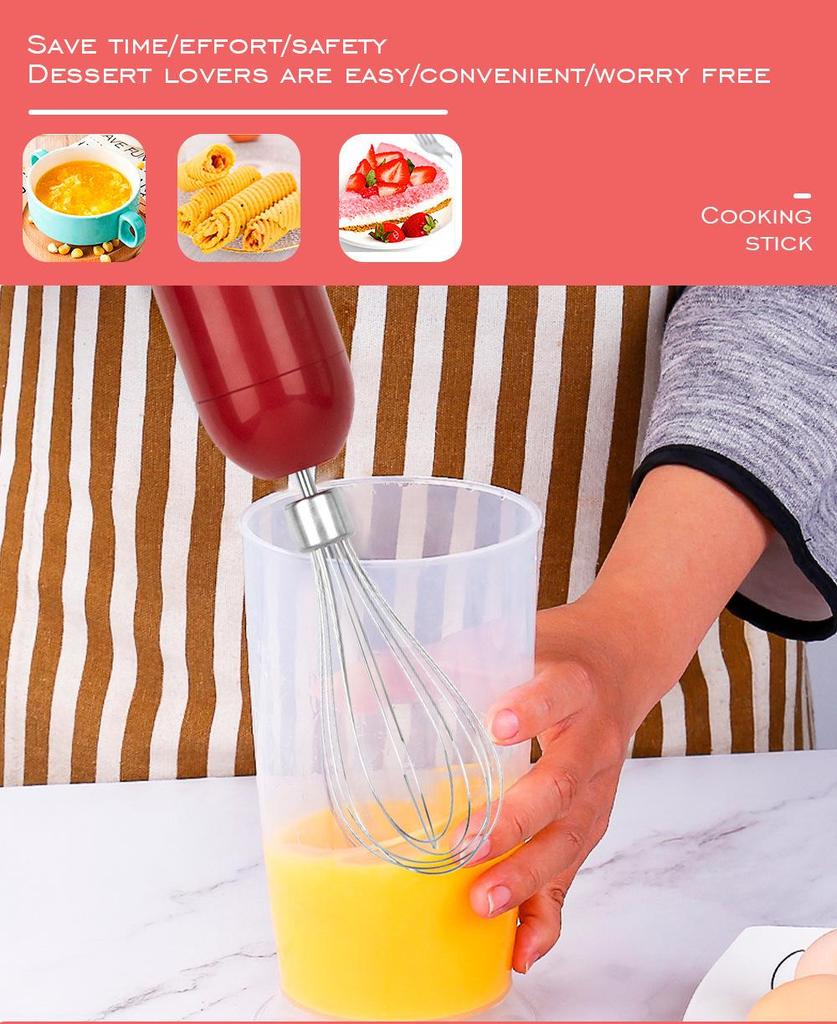 Multifunctional Handheld Blender & Mixer with Stainless Steel Blades