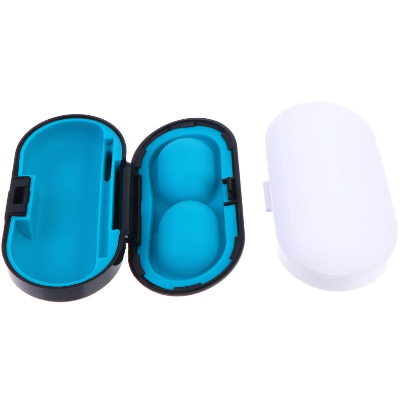 1Pcs Hard Shell Hearing Aid Protective Case Portable Water-resistant Storage Organizer for Outdoor Travel Use
