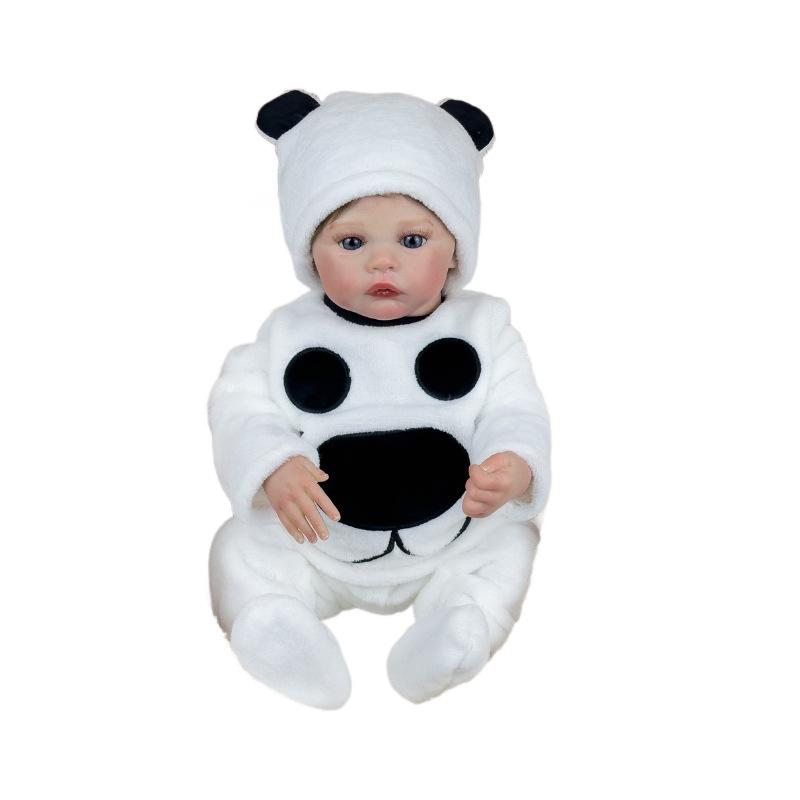 45 ס"מ בובה ריאליסטית רכה ניתנת לכביסה צבועה ביד סימולציה בובת תינוק רך נולד ילדים מלווים בובת משחק