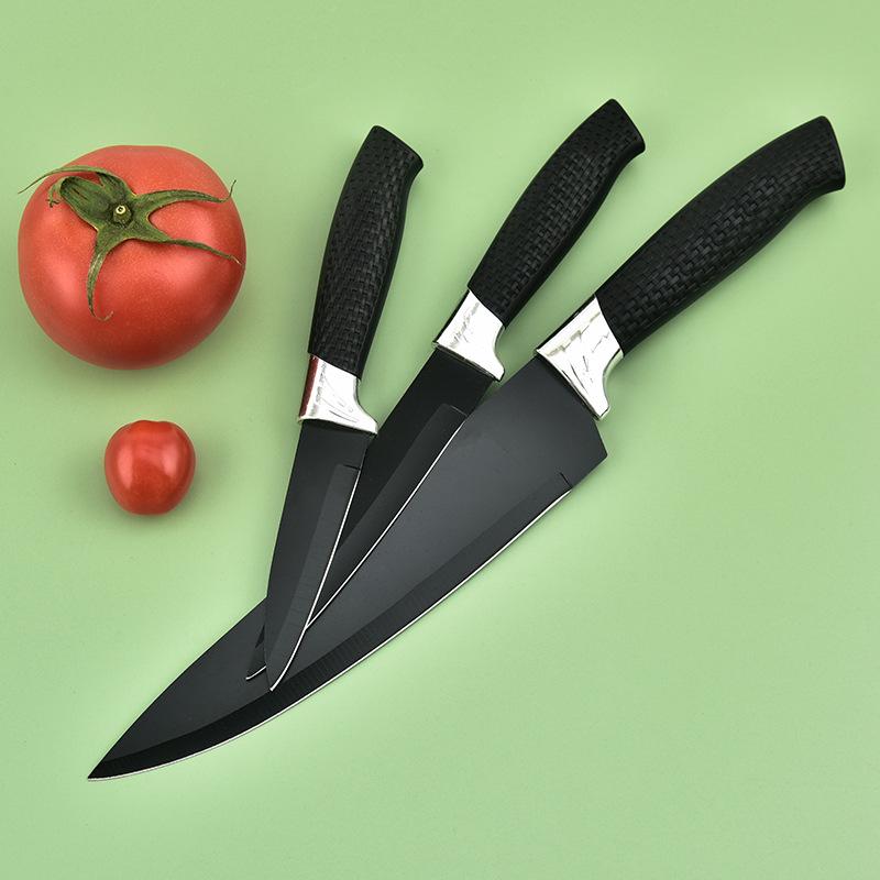Four Piece Kitchen Stainless Steel Knife Chef's Knife Sharp Meat Cleaver Peeling Fruit Knife
