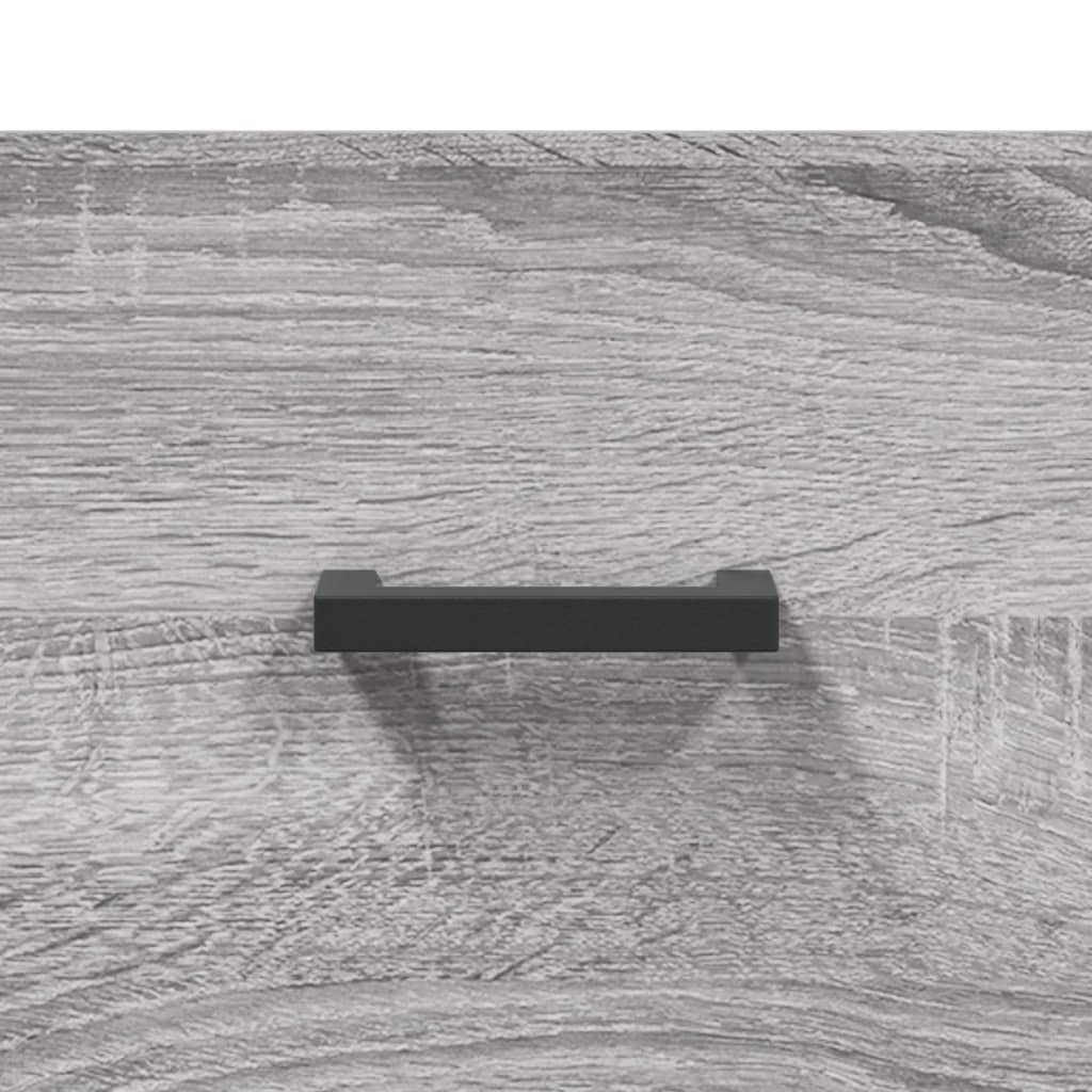 Sideboard in Grey Sonoma 69.5 x 34 x 90 cm engineered wood