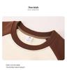 Women's Color Block Raglan Sweatshirt - Thin Long Sleeve, Round Neck, Drop Shoulder, Loose Fit for Autumn/Winter 2024