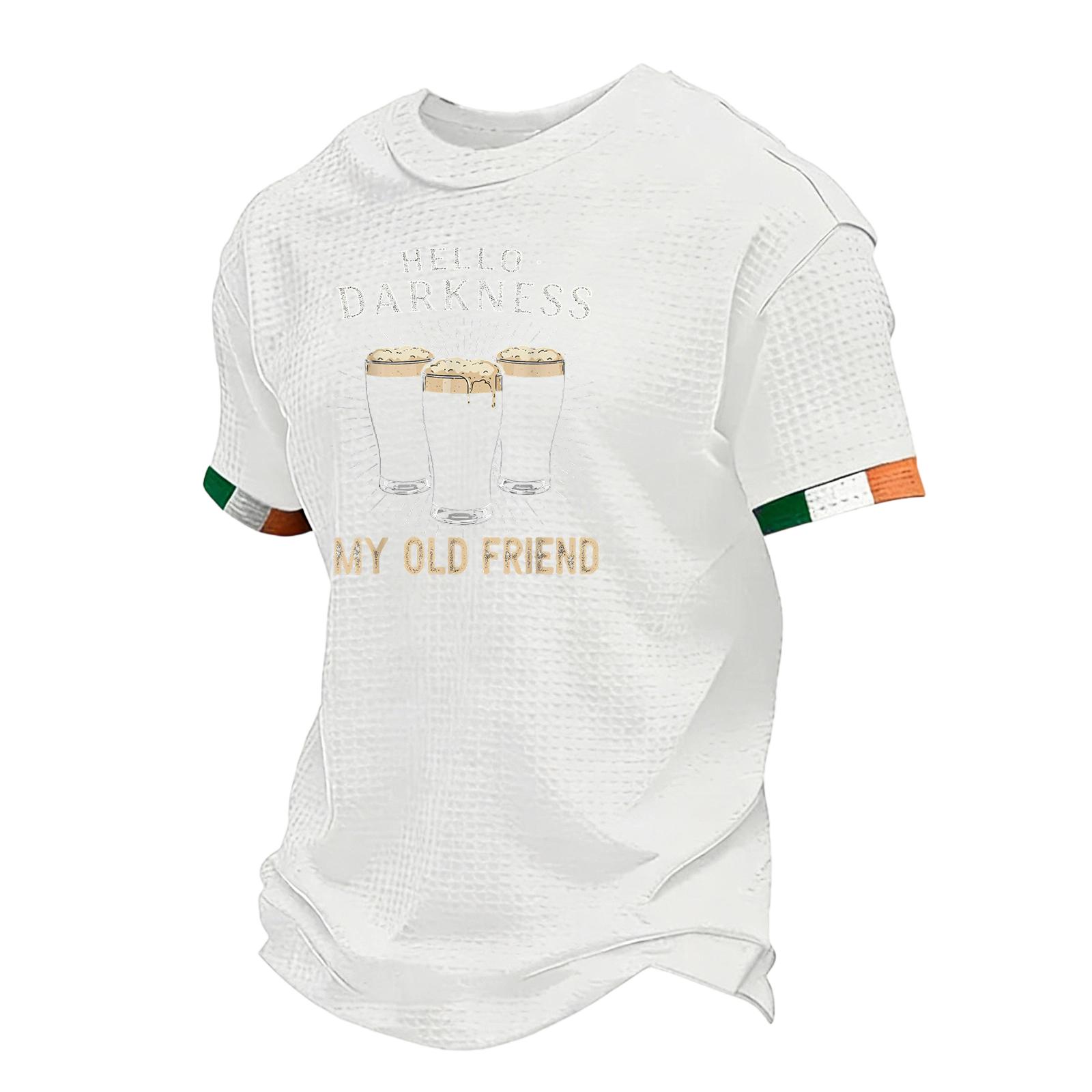 

Men s Casual Round Neck Short Sleeve T-Shirt XL