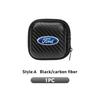 JQOZ8 Car Earphone Storage Box Mini EVA Poratable Headset Bag For Ford Fiesta Ranger Mondeo Escape Ecosport Fusion Explorer