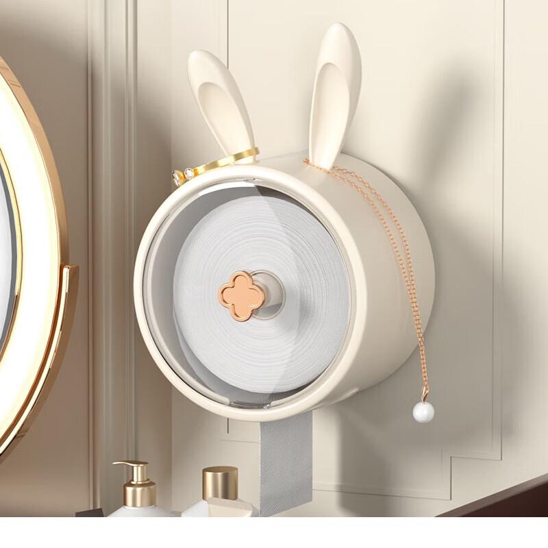 Punch-Free Cartoon Bathroom Tissue & Facial Towel Dispenser