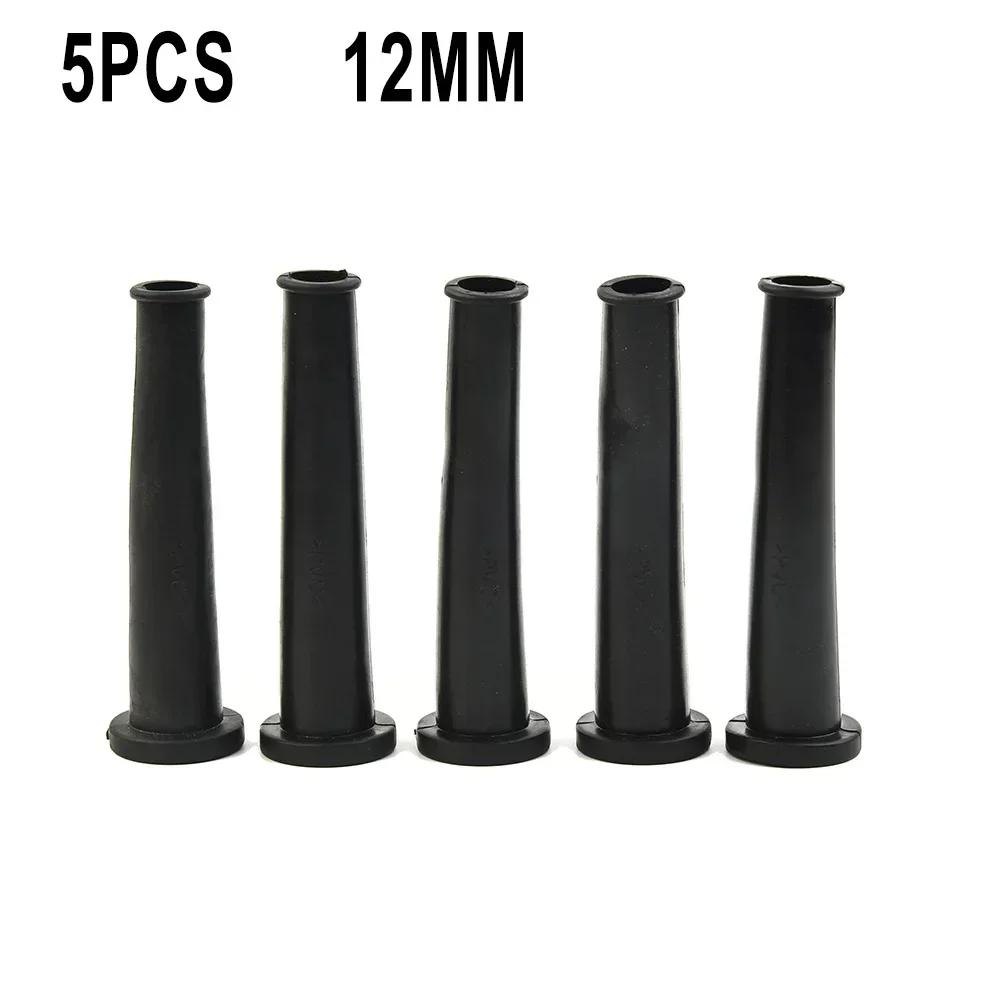 5/10Pcs 9/10/12mm Rubber Wire Protectors Cable Sleeve Boot Cover For Angle Grinder Wire Connect Protections Electric Drill Cable