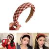 Christmas Theme Red Headband for Women Girl Non-Slip Festival Headband Makeup Hairhoop Soft Sponge Hairband Accessories