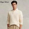 Suéter de punto RogueWave con cuello redondo, top de moda, logo de Pony, suéter casual, ropa para hombre, Otoño/Invierno