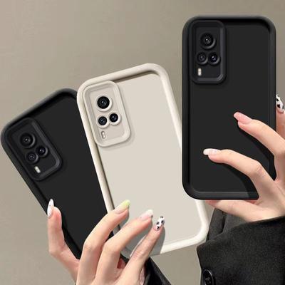Für Vivo Y51 2020 Hülle Vivo Y53S Y31 Y33 2021 Telefonhülle Komplettpaket Matte Anti Drop Weiche Schutzhülle