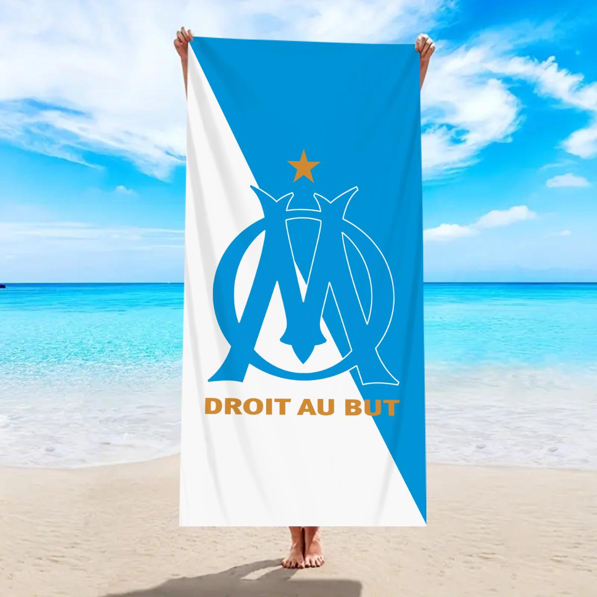 1pc letter printed large beach towel, quick drying absorbent soft beach towel, outdoor swimming, vacation, camping beach towel 150x75cm