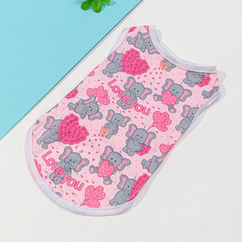 

Одежда для собак, футболка, жилет, одежда для щенков и кошек, милый костюм с принтом, одежда M