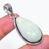 Natural Rainbow Moonstone Gemstone 925 Sterling Silver Pendant 2.17" AP-14133