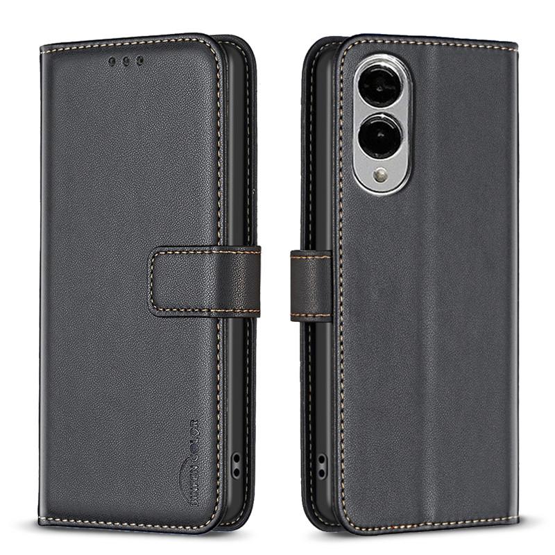 Leather Flip Wallet Case For Samsung Galaxy S25E S25 FE S24 Edge S22 Plus S23 Ultra 5G Cases Magnetic Card Slots Phone Cover