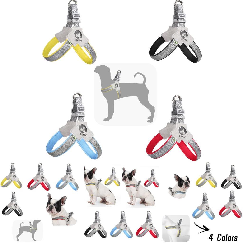 Breathable And Reflective Dog Harness With Saddle Shape