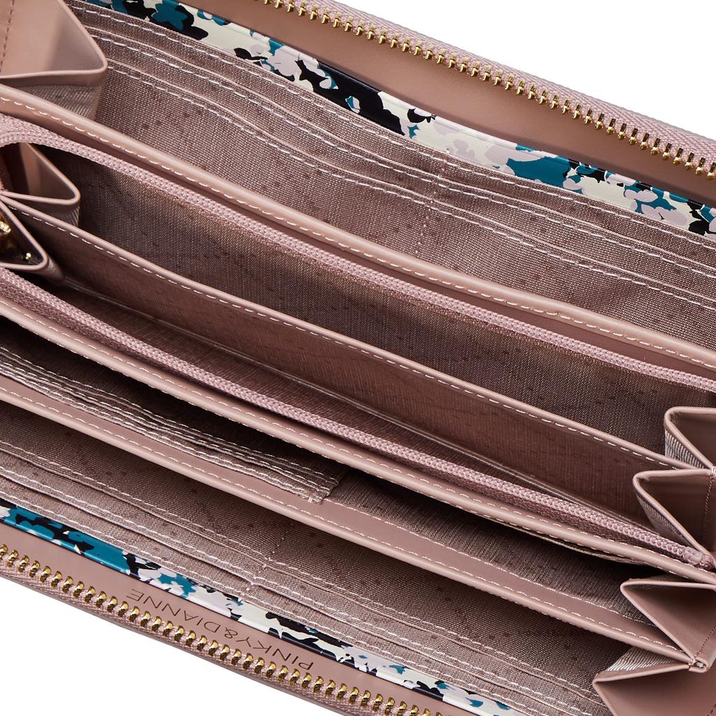 [Pinky&Dianne] Effect Lizard Wallet, Pink, One Size