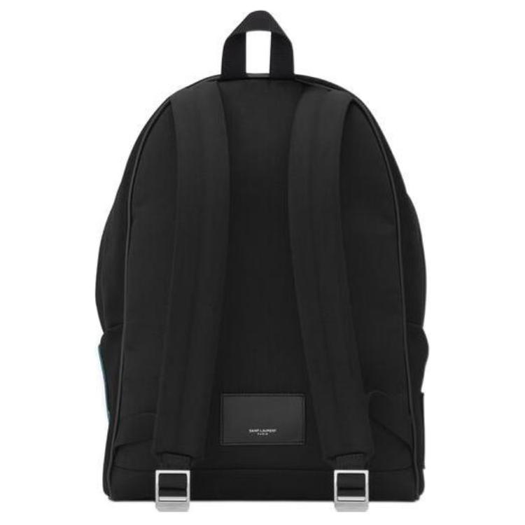 Saint Laurent City Backpack Signature Black Men Backpacks 534968-GKQN6-1070