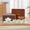 Mr. Nanshan Portable Chinese Ceramic Travel Tea Set