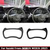 For Suzuki Fronx WDB3S WEB3S 2025 2026 Interior Accessories ABS Carbon Fiber Dashboard Trument Screen Decoration Cover Trim