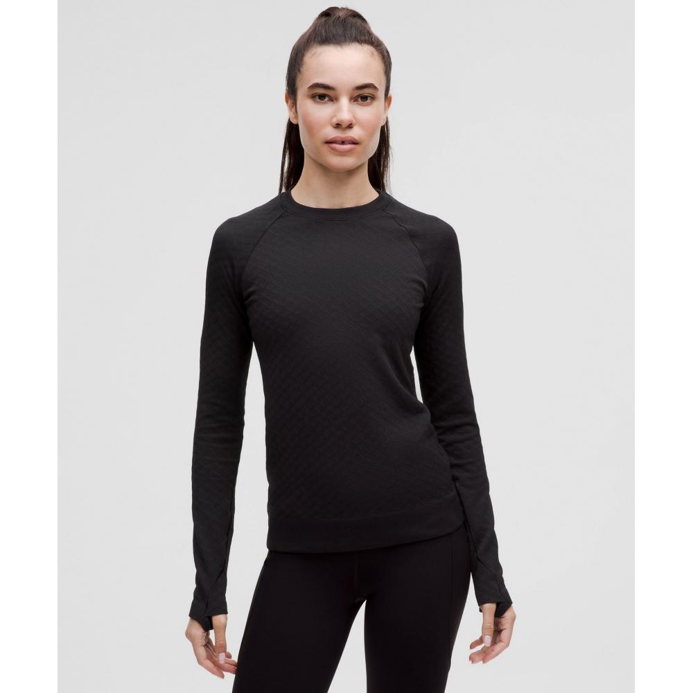 

Lululemon Rest Less Pullover Cable Black Black 2